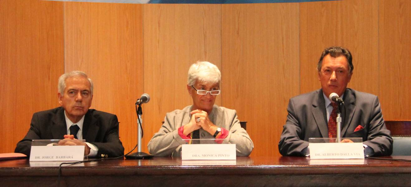 Jorge E. Barbará, Mónica Pinto y Alberto R. Dalla Via