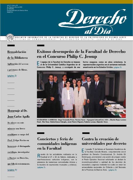 Edición Nº 23 - Tapa