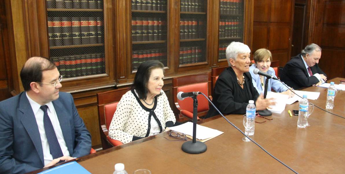 Hugo Zilocchi, Eve Rimoldi de Ladmann, Mónica Pinto, María C. Zeballos de Sisto y Omar Alvarez