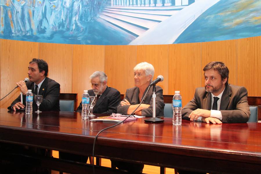 Juan Antonio Seda, Gonzalo Uriarte, Mónica Pinto y Gonzalo Alvarez