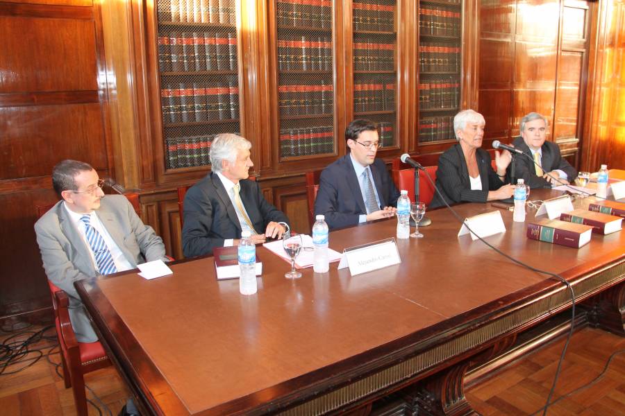 Luis D. Crovi, Alejandro Carrió, Julio César Rivera (h), Mónica Pinto y Fernando Toller