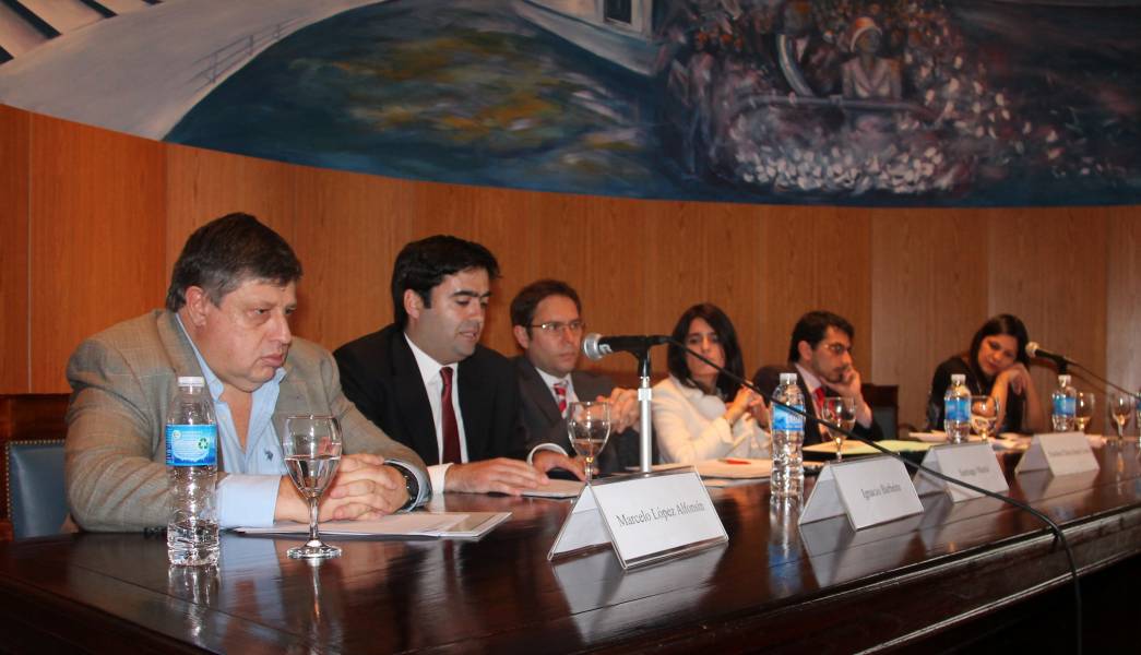 Marcelo López Alfonsín, Ignacio Barbeira, Santiago Martín, Paulina Chiacchiera Castro, Juan Zocca y Elena Gómez