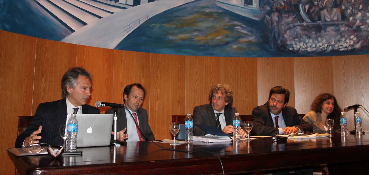 Fernando Díaz Cantón, Francisco Castex, Marcos Salt, Maximiliano Rusconi y Mary Beloff