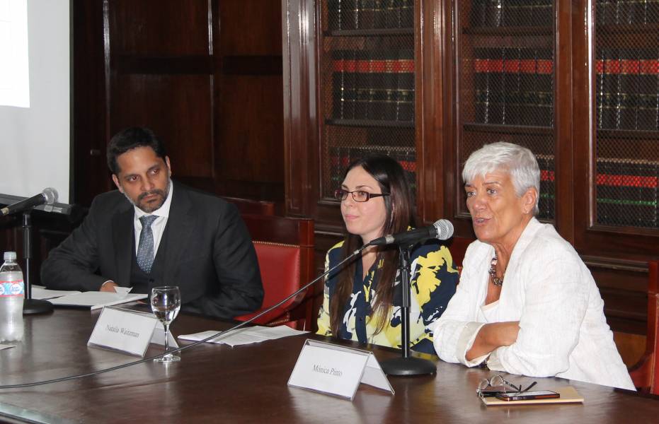 Eduardo M. Peñalver, Natalia Waitzman y Mónica Pinto