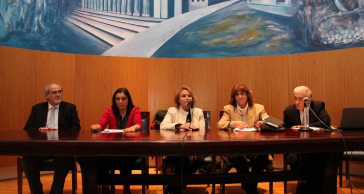 Marcos M. Córdoba, Esther H. S. Ferrer de Fernández, Cristina Armella, Vilma Vanella y Jorge C. Berbere Delgado