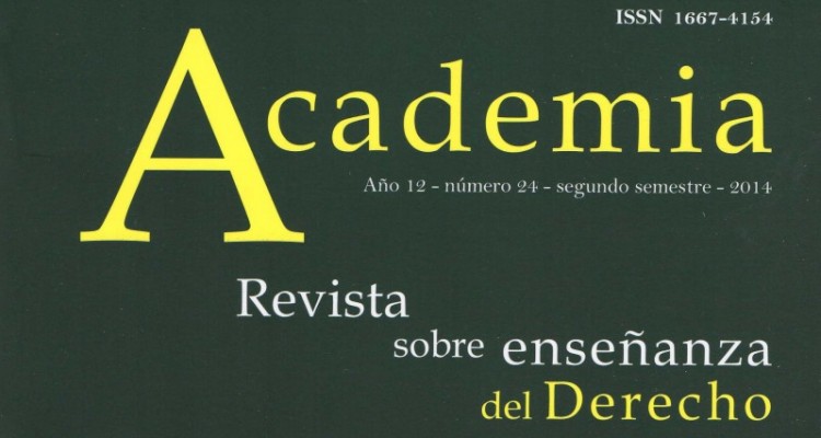 Academia. Revista sobre enseñanza del Derecho Nº 24