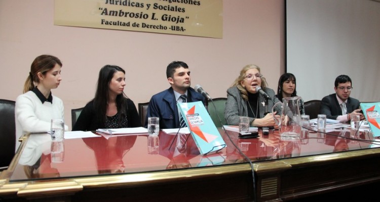 Marcela Sasso, Mercedes Robba, Diego Ortiz, Lidia Garrido Cordobera, Natalia Torres Santomé y Martín Testa