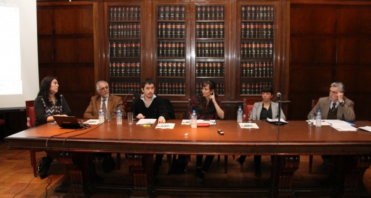 Paula Rómulo, Eduardo Molina Quiroga, Andrés Pérez Esquivel, Valeria Milanés, Eugenia Carrasco y Eduardo Peduto