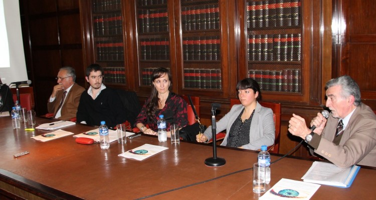 Paula Rómulo, Eduardo Molina Quiroga, Andrés Pérez Esquivel, Valeria Milanés, Eugenia Carrasco y Eduardo Peduto