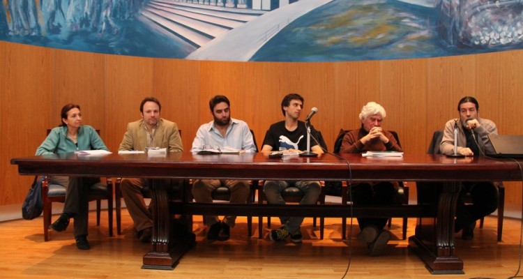 Andrea Gastron, Julio Martínez Alcorta, Julián Axat, Guido L. Croxatto, Vicente Zito Lema y Ricardo Rabinovich-Berkman