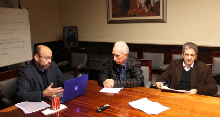 Josep Lluis Martí, Eugenio Bulygin y Marcelo Alegre