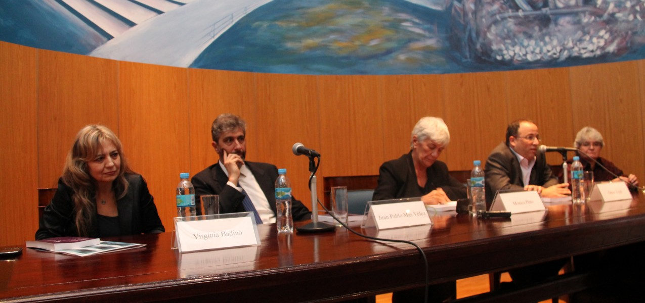 Virginia Badino, Juan Pablo Mas Velez, Mónica Pinto, Oscar Zoppi y Andrea Mercedes Pérez