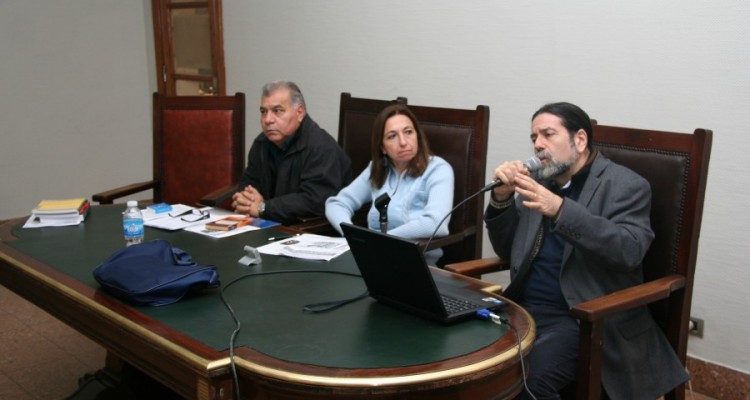 Pedro Arellán Zurita, Andrea Gastron y Ricardo Rabinovich-Berkman