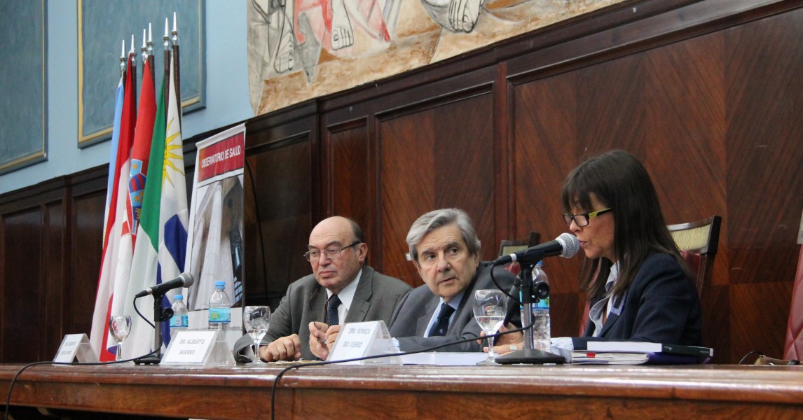 Roberto Cherjovsky, Alberto J. Bueres y Mónica Teresita del Cerro