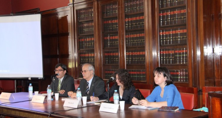 Guillermo Ruiz, Jorge Taiana, Mary Beloff y Nancy Cardinaux