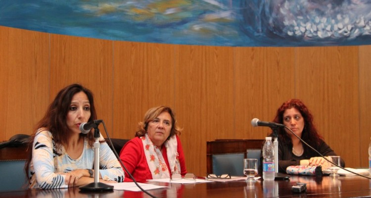 Alejandra Muga, María Angélica Fontán y Verónica Rusler