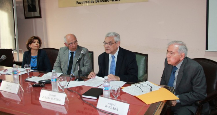 Alejandra Rodríguez Galán, Jorge E. Dotti, Enrique Zuleta Puceiro y Jorge E. Barbará