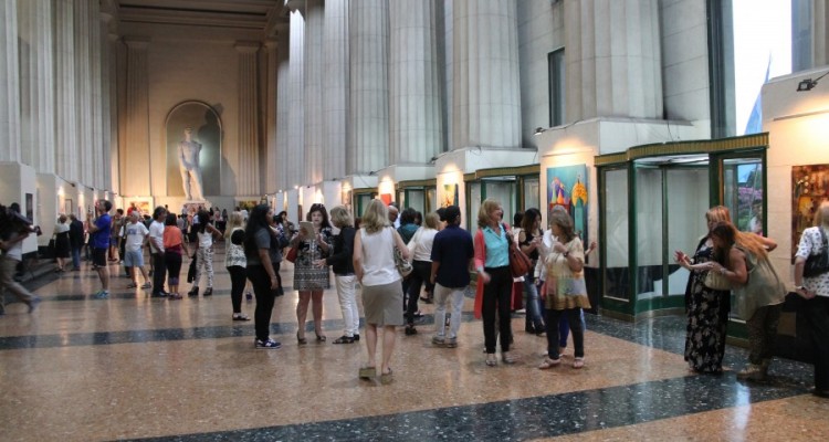 Luego del concierto se inauguraron las muestras plásticas “Mujeres x mujeres” y “Almas gemelas”