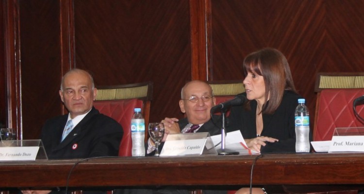 Oscar Bogado Fleitas, Fernando Dozo, Griselda Capaldo y Marina Donato 