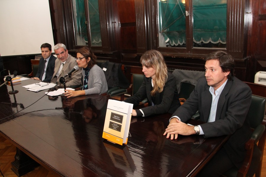 Carlos Calvo Costa, Carlos Eduardo Tambussi, Fabiana Schafrik, Silvina Alonso y Fernando Blanco Muiño