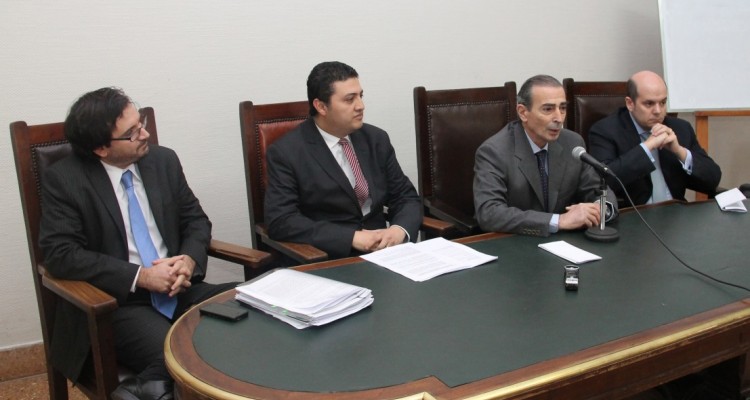 Juan S. Pasquier, Leandro Salgán, Bartolomé Frallicciardi y Santiago García Mira