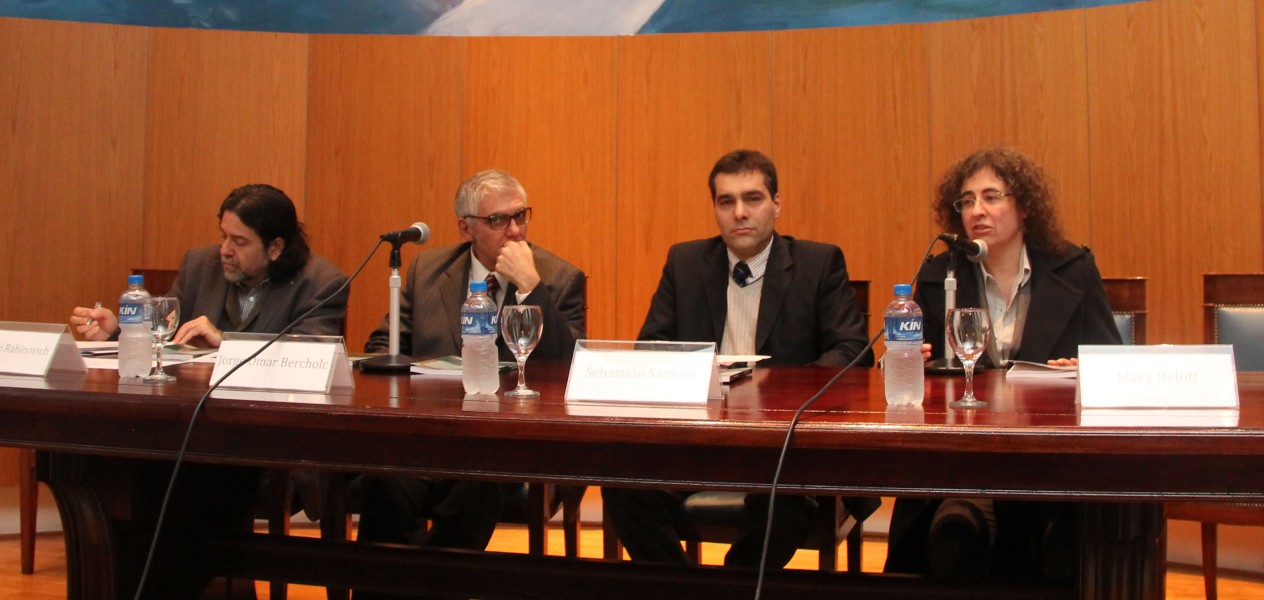 Ricardo Rabinovich-Berkman, Jorge O. Bercholc, Sebastián Sancari y Mary Beloff