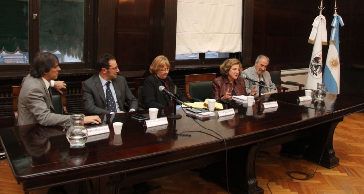 Andrés Harfuch, Gustavo Letner, Valerie P. Hans, Shari S. Diamond y Edmundo Hendler