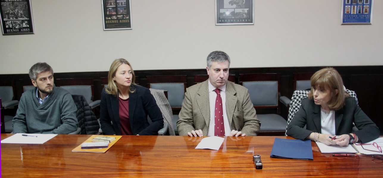 Matías Crolla, María Eugenia Marichal, Juan Sluman y Sandra C. Negro