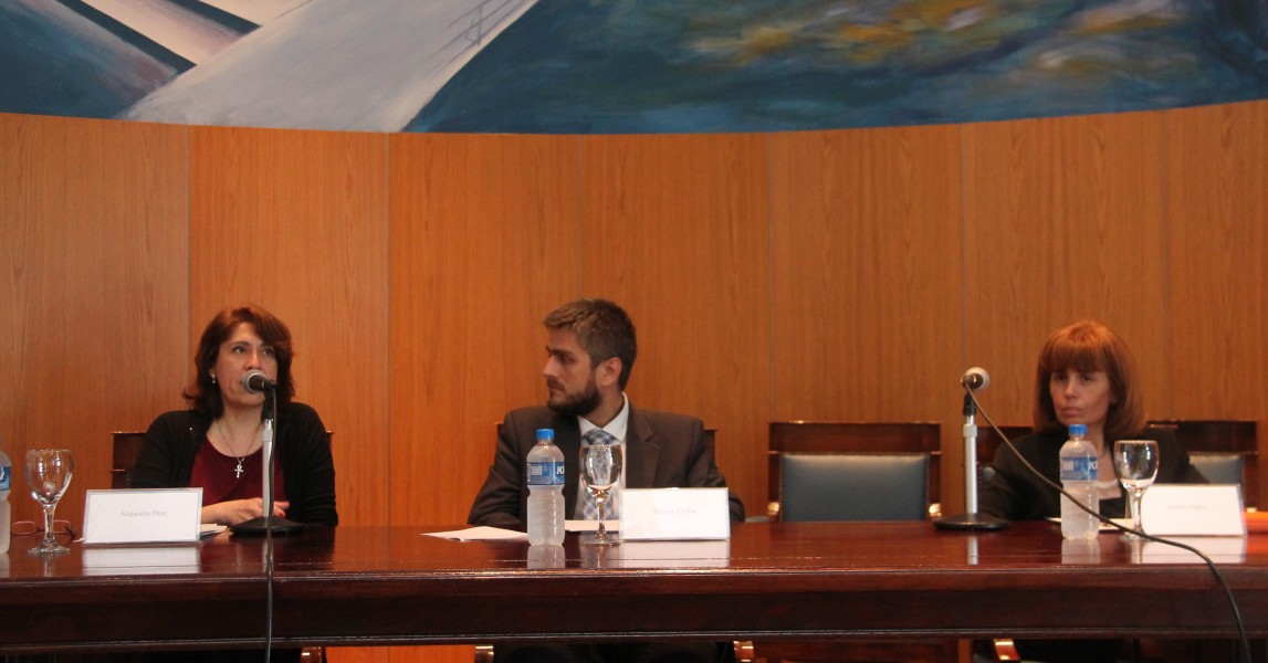 Alejandra Díaz, Matías Crolla y Sandra C. Negro