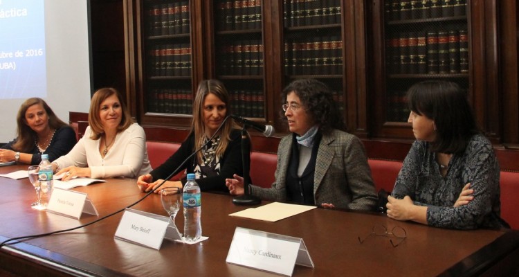 Rita Gajate, Adela Seguí, Pamela Tolosa, Mary Beloff y Nancy Cardinaux