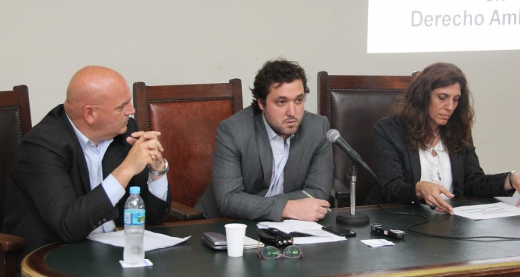 Carlos Saiz, Francisco Alfonsín y Andrea Frascarelli durante el primer módulo del Programa.