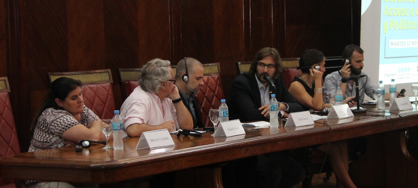 Marcela Creciente, Eduardo Reese, Chris Grove, Martín Sigal, Leilani Farha y Pablo Vitale