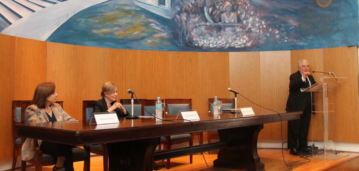 Adelina Loianno, Susana Albanese y Sergio García Ramírez