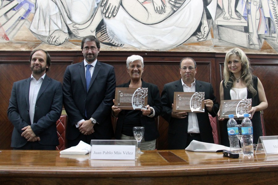 Enzo Pagani, Carlos Mas Velez, Mónica Pinto, Oscar Zoppi y Virginia Badino