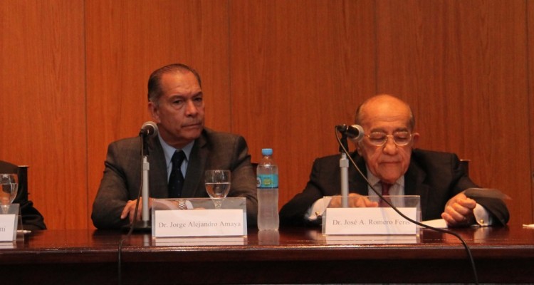 Horacio Sanguinetti, Jorge A. Amaya y José A. Romero Feris