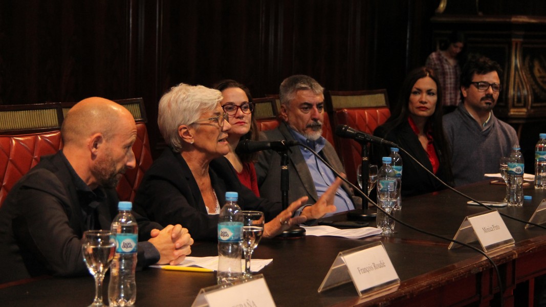 François Roudié, Mónica Pinto, Natalia Sabatini, José Kenny, Irma A. González y Pablo Toledo