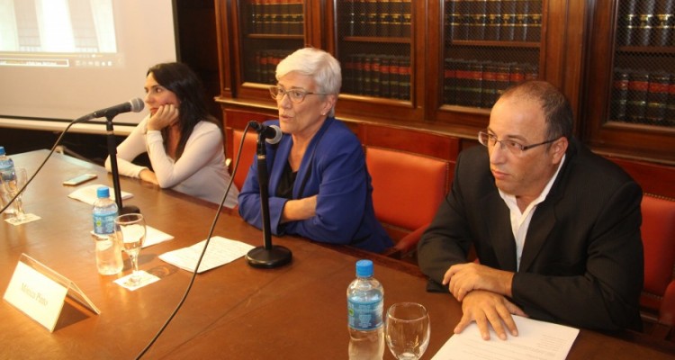 Valeria Thus, Mónica Pinto y Oscar Zoppi