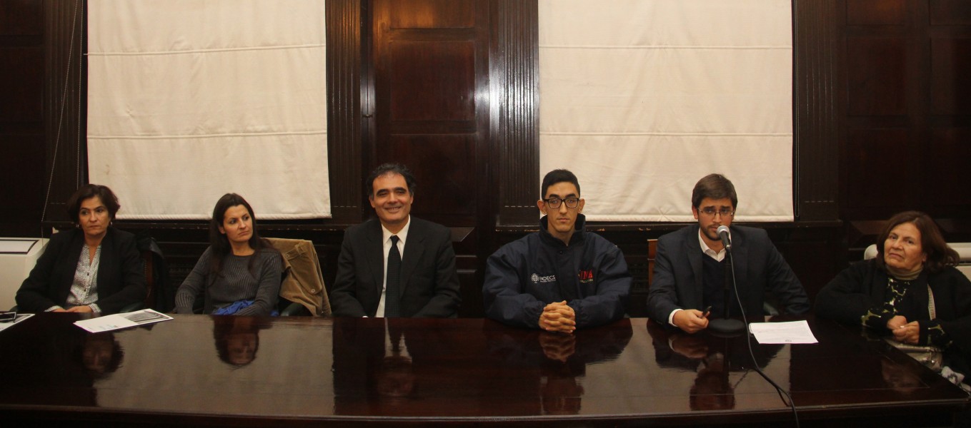 María Daniela Carrera, Claudia Cabrera, Juan Antonio Seda, Emilio Epulef, Pedro Grönberger y María Cecilia Gramajo