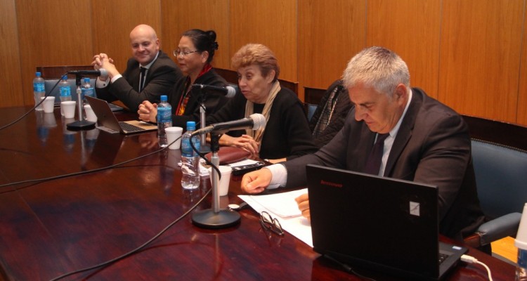 Stefano Porcelli, Anlig Fei, Aída Kemelmajer de Carlucci y Ricardo Cardilli