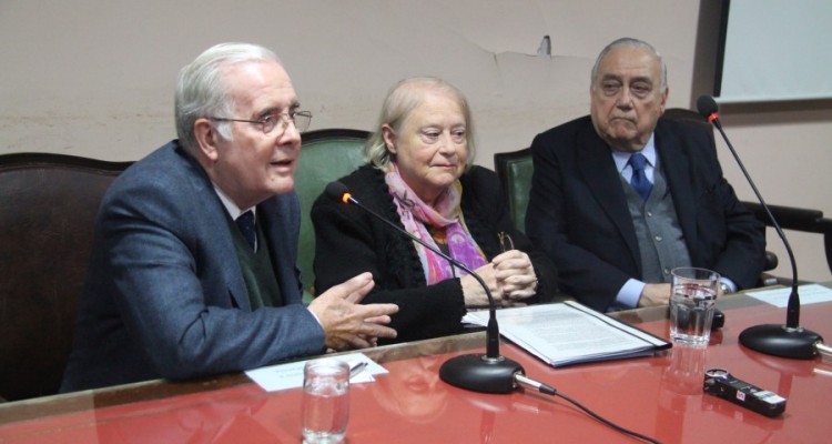 Tulio Ortiz, María Rosa Pugliese y José María Díaz Couselo