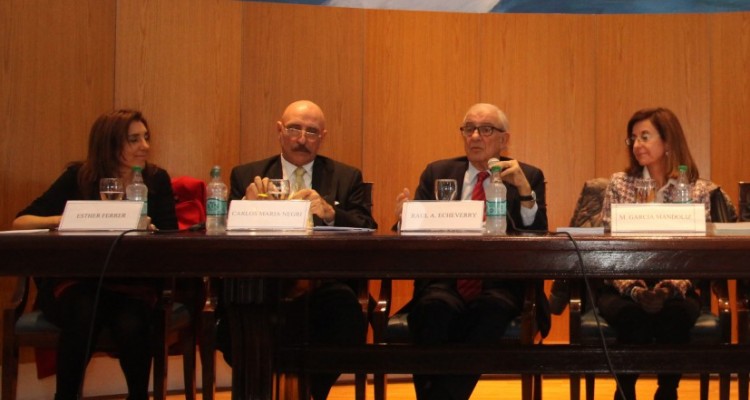 Esther Ferrer de Fernández, Carlos María Negri, Raúl A. Etcheverry, Marta García Mandaloniz, Diego Nunes, Carolina Magariño y Carmen Castillo