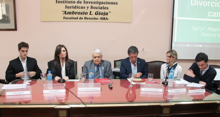 Cristian Ragucci, Silvina Munilla, José Bielecki, Marcelo Calabrese, Ma. A. Navarro Lahitte y Lucas Bellotti San Martin