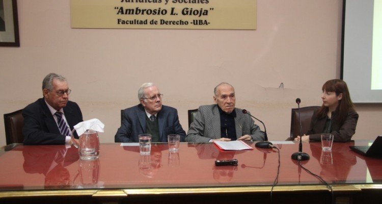 Rodolfo Rivarola, Tulio Ortiz, Abelardo Levaggi y Verónica Lescano Galardi