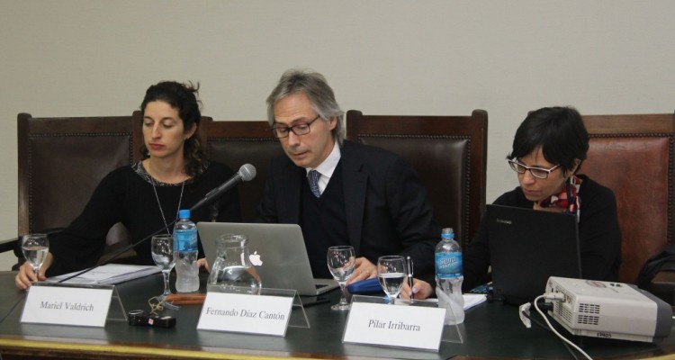 Mariel Viladrich, Fernando Díaz Cantón y Pilar Irribarra