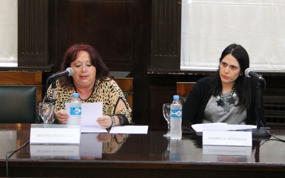 Beatriz Rodríguez y Gabriela Urthiague