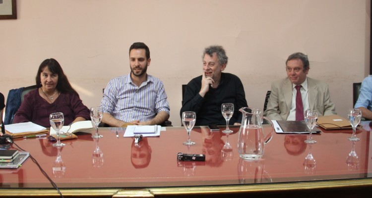 María Laura Böhm, Silvina Ramírez, Mauro Benente, Daniel Feierstein, Marcelo Ferreira y Leandro E. Costanzo