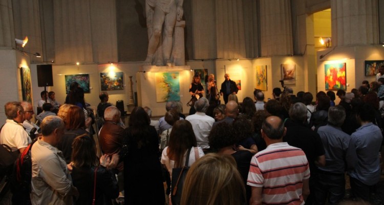 Inauguración de la muestra anual de esencialismo, del taller de Heriberto Zorrilla y Helena Distéfano.