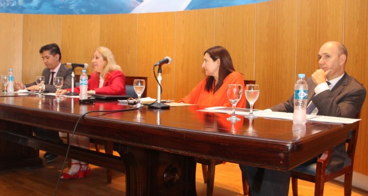 Miguel Ángel Vidal, Catalina García Vizcaíno, Lorena Bartomioli y Adrián Míguez