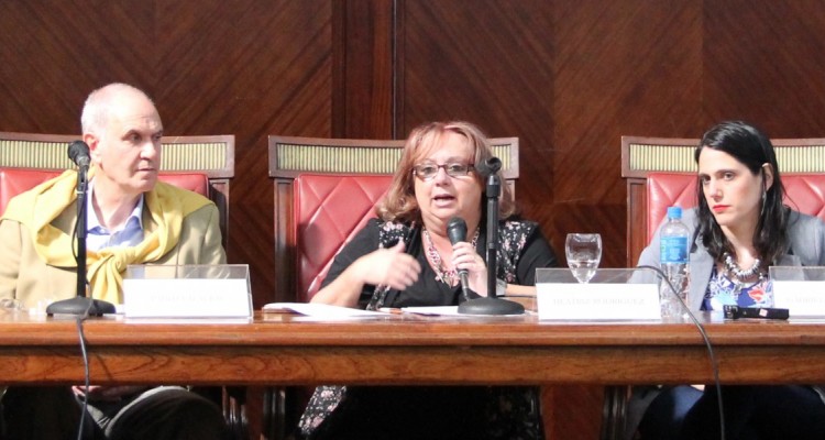 Pablo Palacios, Beatriz Rodríguez y Gabriela Urthiague