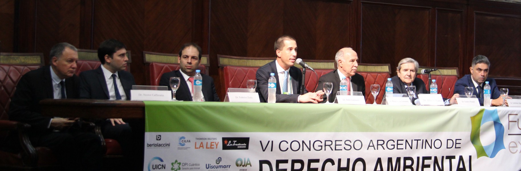 Néstor Cafferatta,Federico Zonis,Gustavo Rinaldi,Pablo Lorenzetti, Ricardo L. Lorenzetti, Alberto Bueres y Guillermo Marchesi